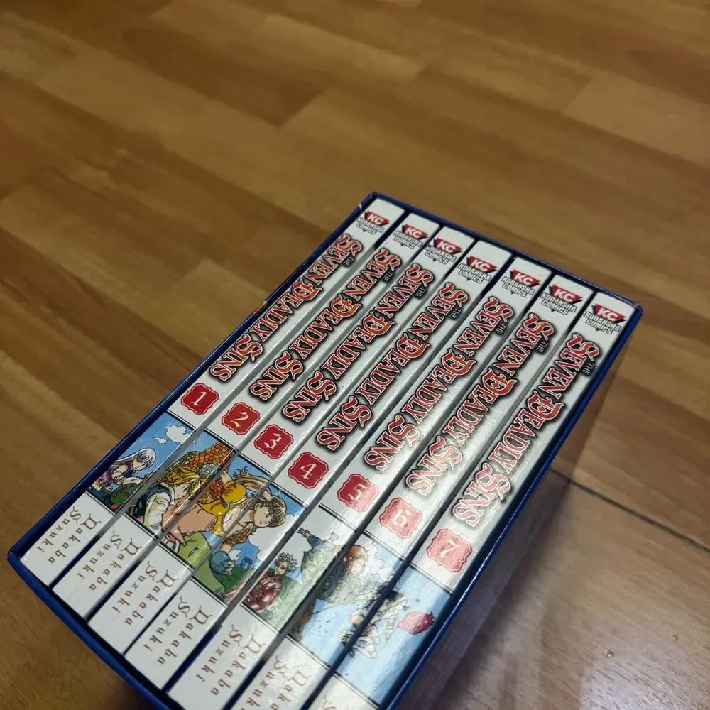 The Seven Deadly Sins Complete Manga Book Comic Box Set Vol 1 by Nakaba Suzuki